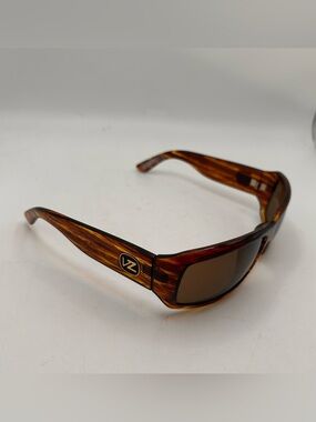 Von Zipper Hitchhiker Polished Tortoise Shell Frame Sunglasses